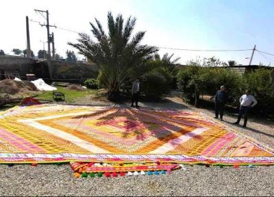 بافت گلیم 60 متری در قیروکارزین فارس