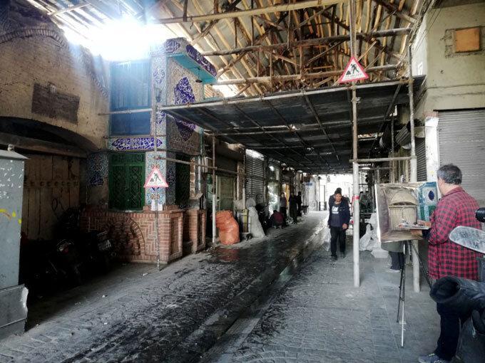 تصاویر ، تغییرات جدید در بازارچه نائب السلطنه سیروس تهران