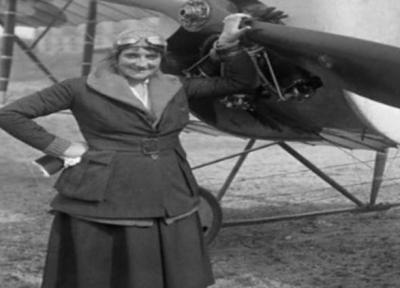 (تصویر) نخستین خلبان زن ایرانی