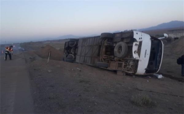 واژگونی اتوبوس ارومیه به ماکو 11 مصدوم برجای گذاشت